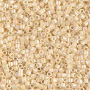 Miyuki delica beads 10/0 - Opaque cream ab DBM-157